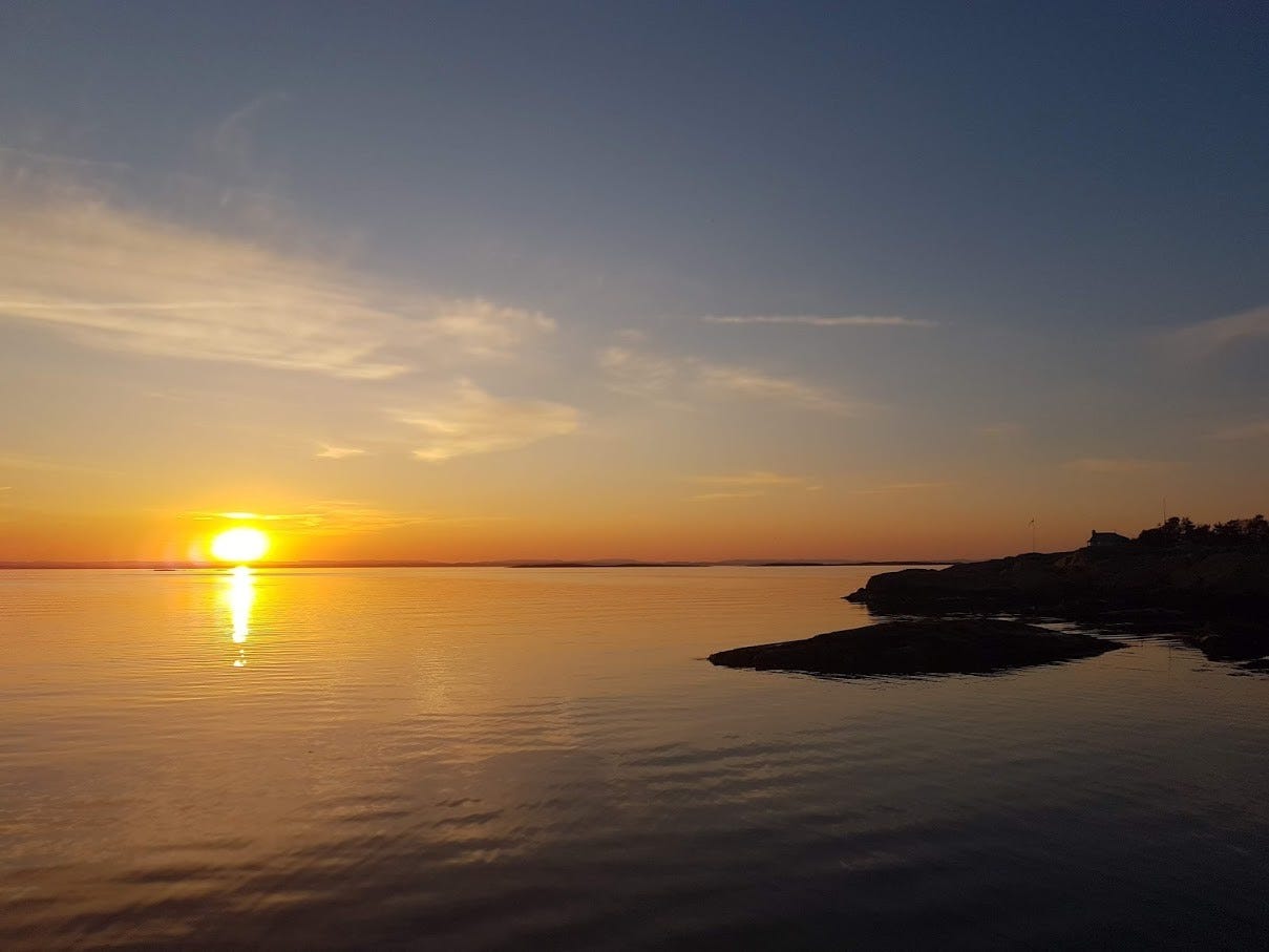 Solviken - sommerkveld! Galleribilde