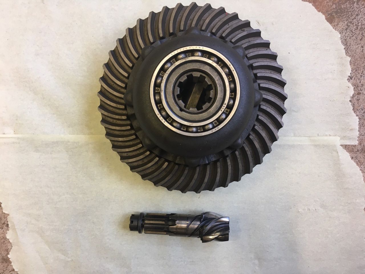 Differensial Kronhjul Pinion Aebi Tp 1000 Finn No