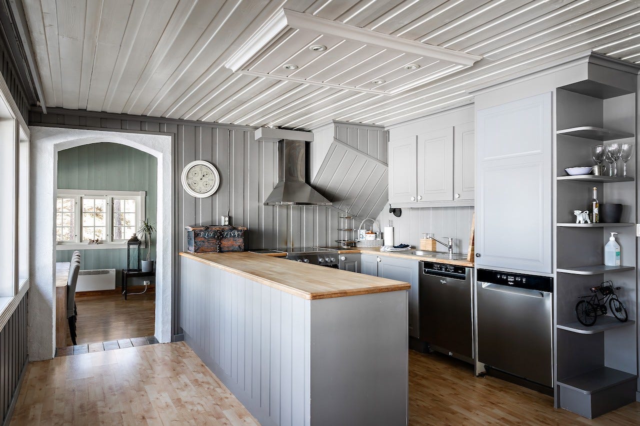 Kjøkken mot stue Galleribilde