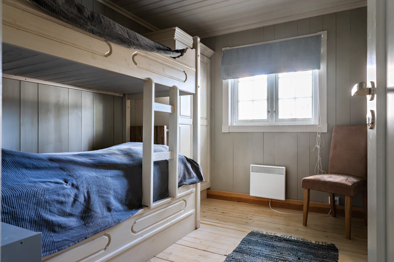 Soverom 1, køyeseng med 90cm madrasser Galleribilde