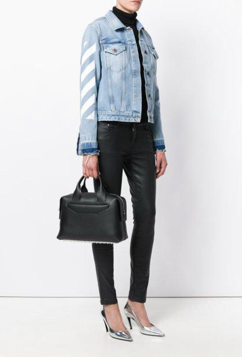 Alexander Wang Rogue Satchel Leather Large FINN torget