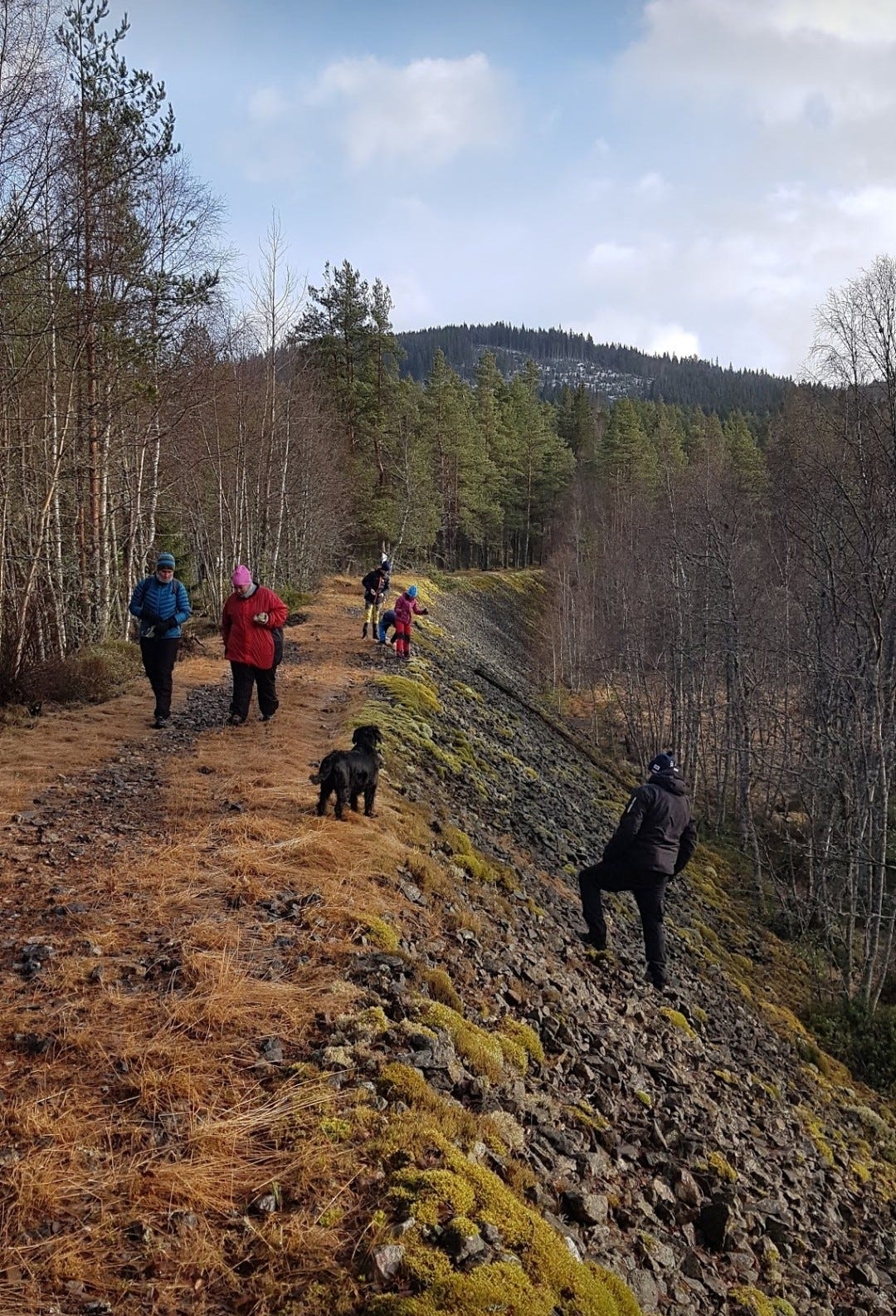Rester fra gruvedrift er nå turområder Galleribilde