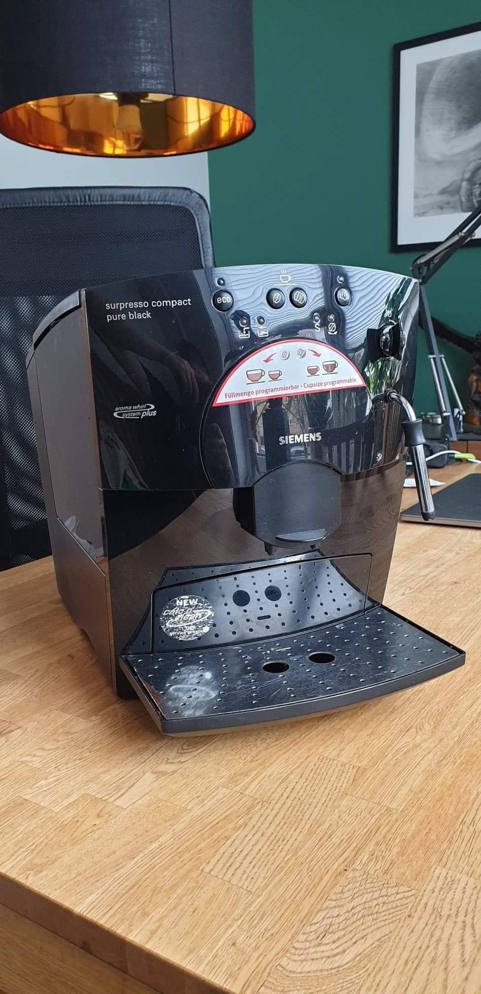 Siemens surpresso pure black kaffemaskin / espressomaskin | FINN torget
