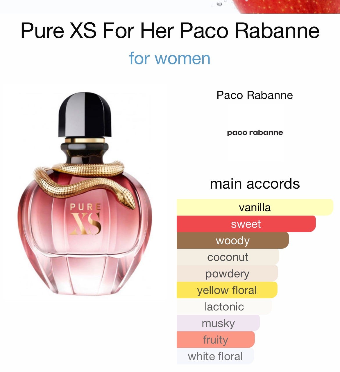 pure xs feminino 80ml