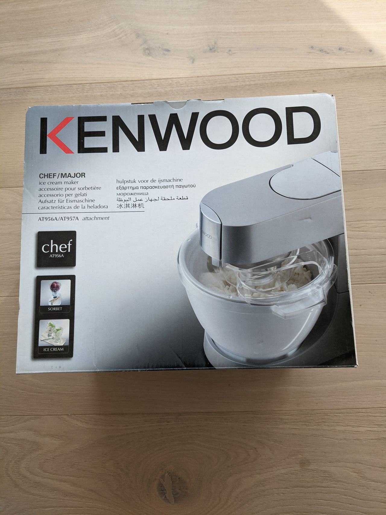 Ny Kenwood AT956A tilbehør Chef - iskremmaskin bolle | FINN.no