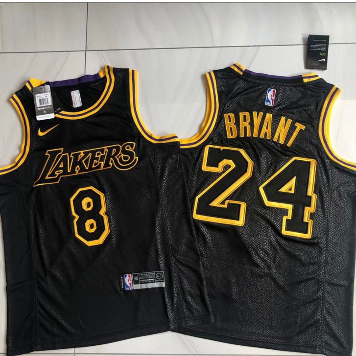 Sheshow Los Angeles Lakers #8 Kobe Bryant Fast Break Replica