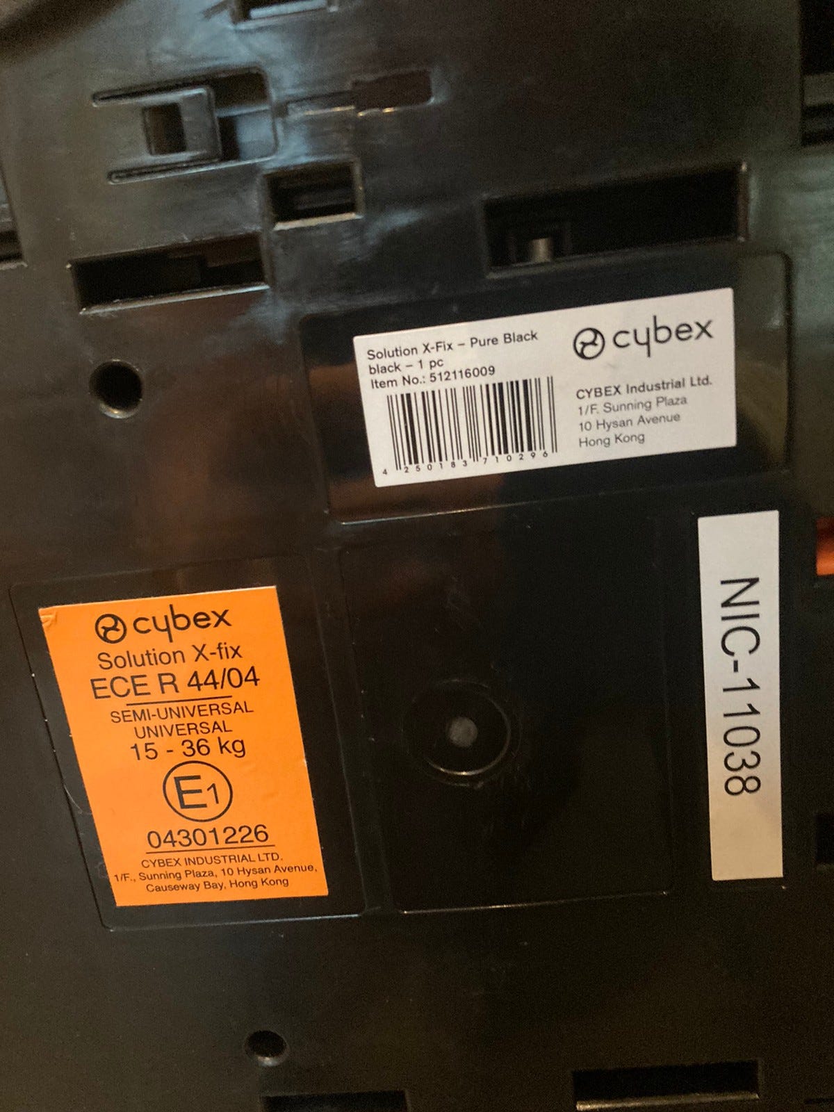 cybex solution f fix