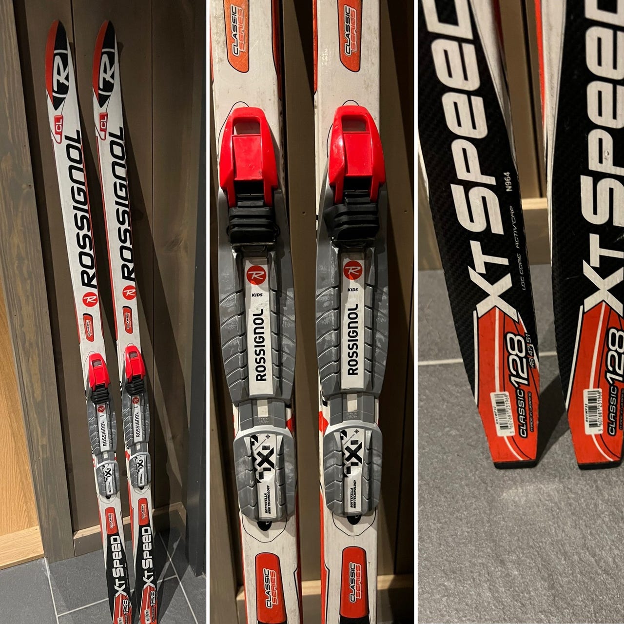 Rossignol XT Speed langrennski 128cm og staver selges FINN