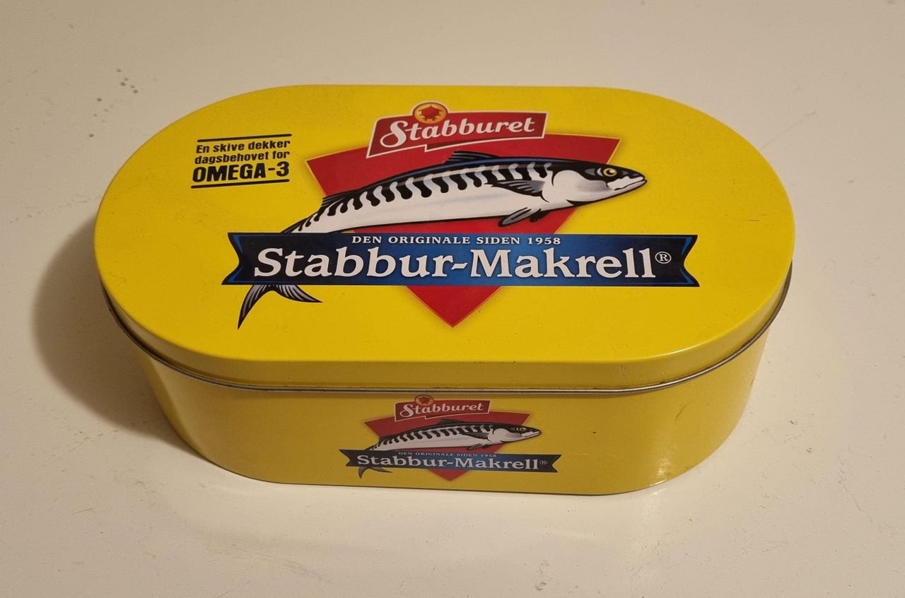 Makrell i tomat boks | FINN-torget