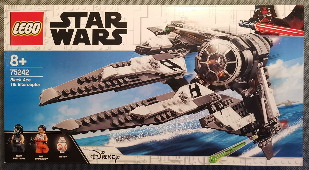 Star Wars 75242 Black Ace Tie Interceptor factory -New in Box