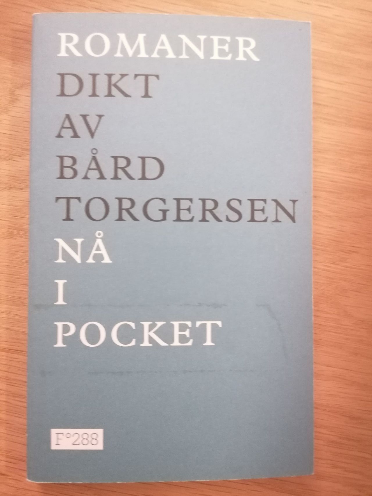 Bård Torgersen Romaner Diktsamling | FINN.no