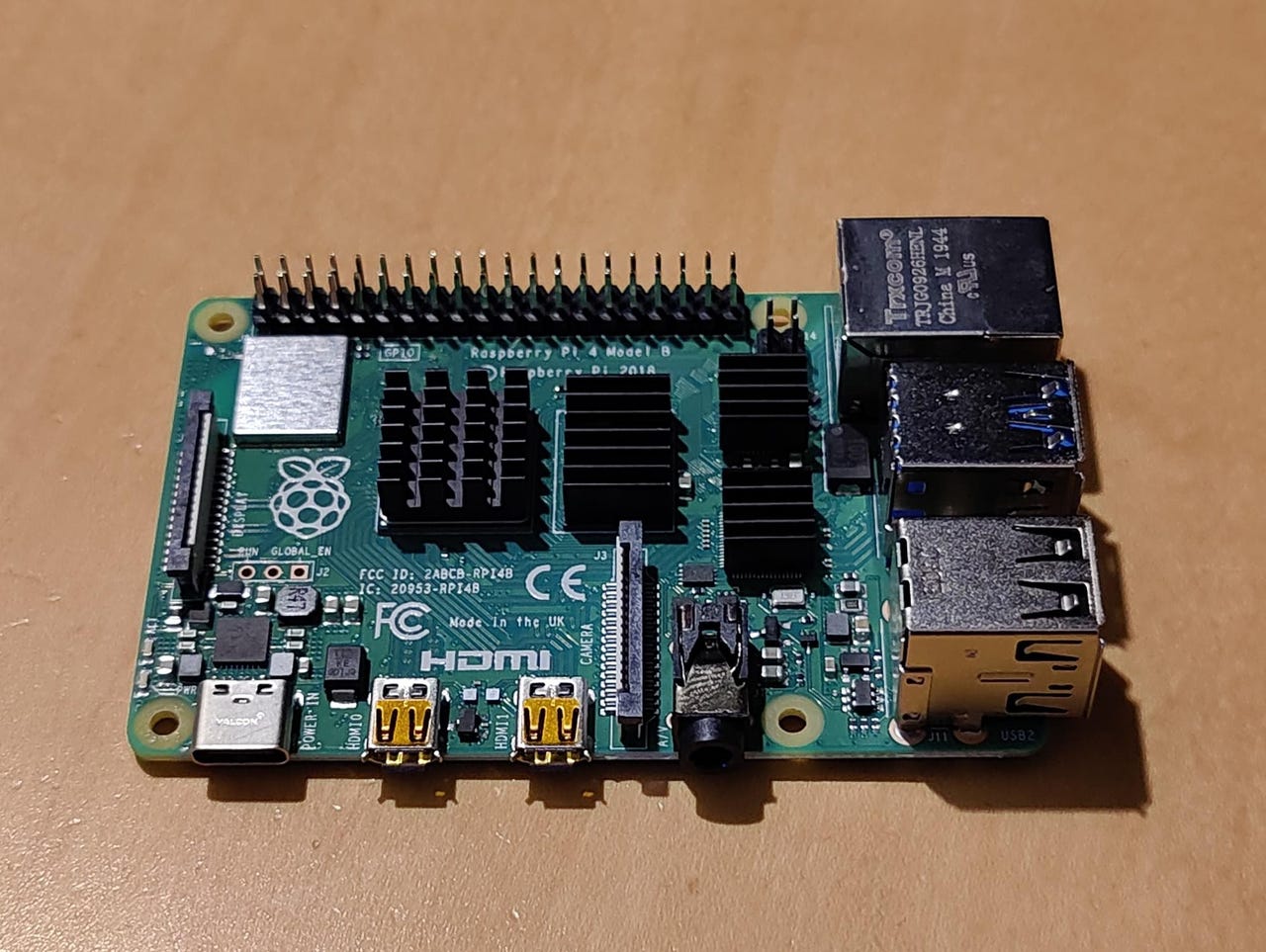 Raspberry Pi 4 Model B 4GB med kjøleribber | FINN torget
