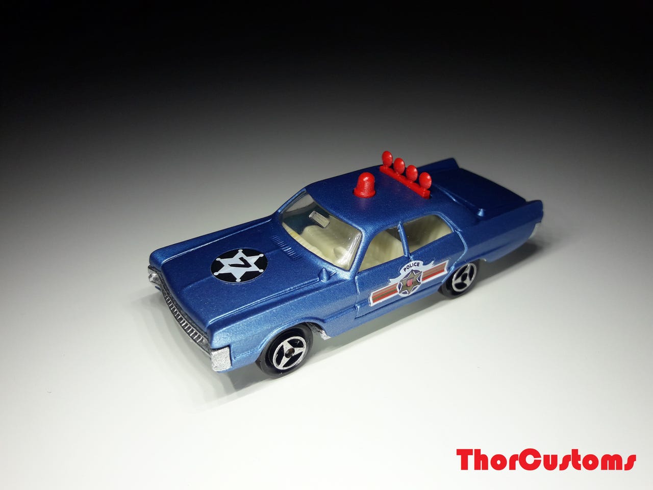 Miniature Majorette Plymouth Fury Police 216 – Boîte D'origine, Voiture De Collection Vintage