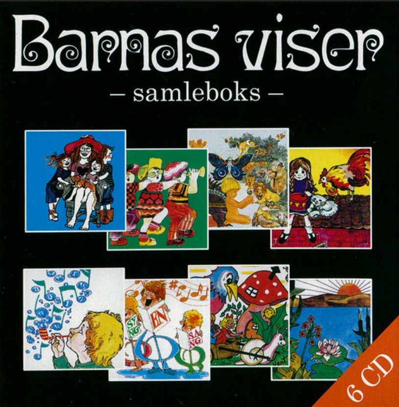 Barnas Viser - 1 - 8 (6 Cder) De Beste Barnesanger Tidene - 165 Sanger ...