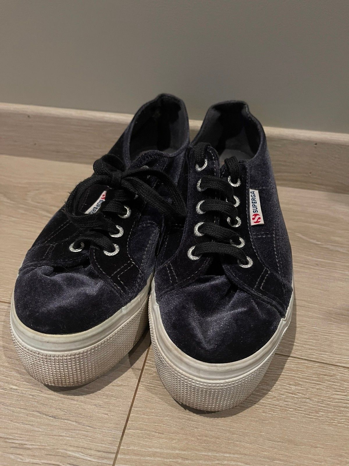 Superga sko velvet online