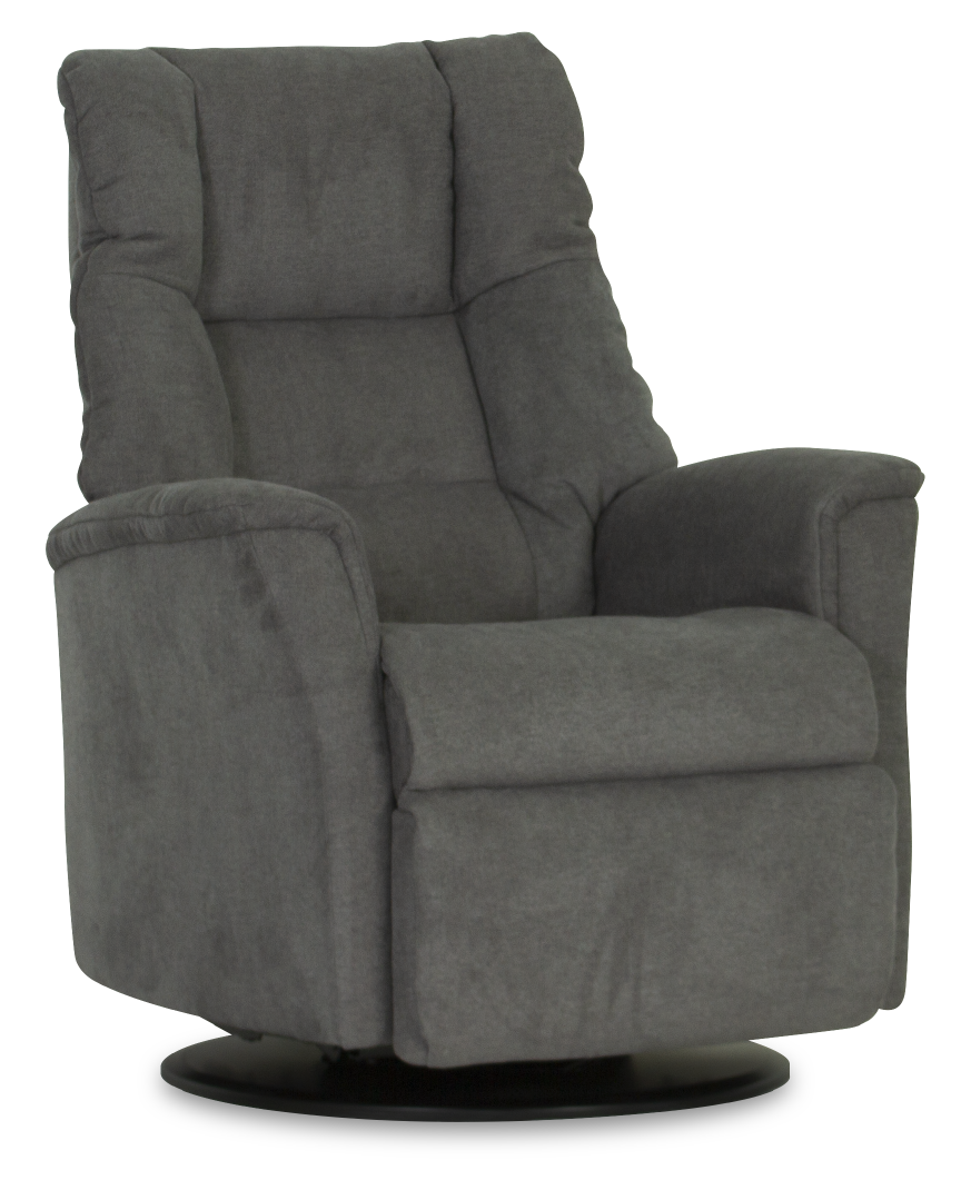 Lenestol i stoff med sving og gyngefunksjon gis bort FINN