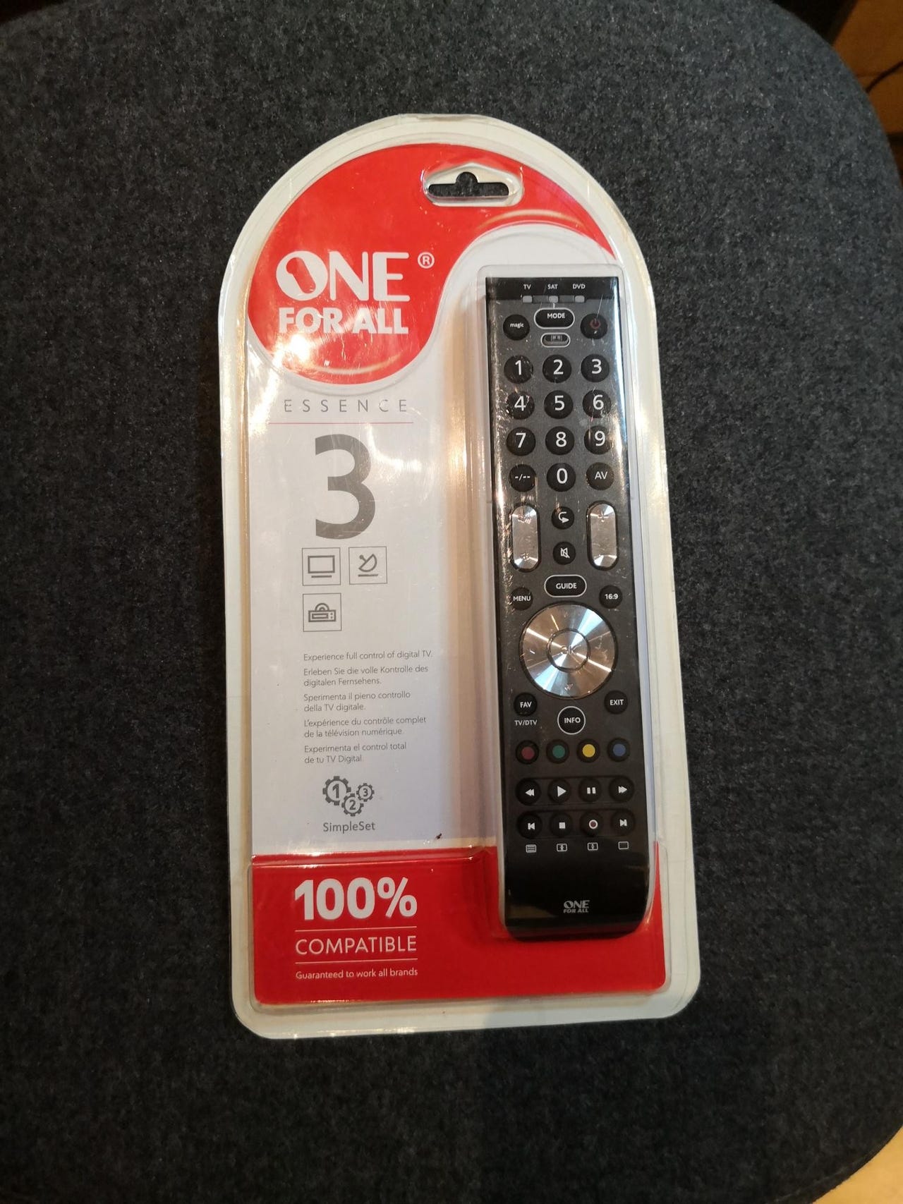 One For All Urc 11 7130 R00 Codes One For All Essence 3 URC 7130 | FINN.no