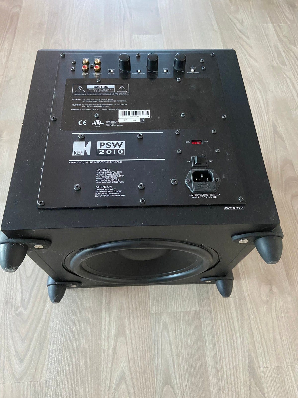 KEF PSW 2010 subwoofer FINN