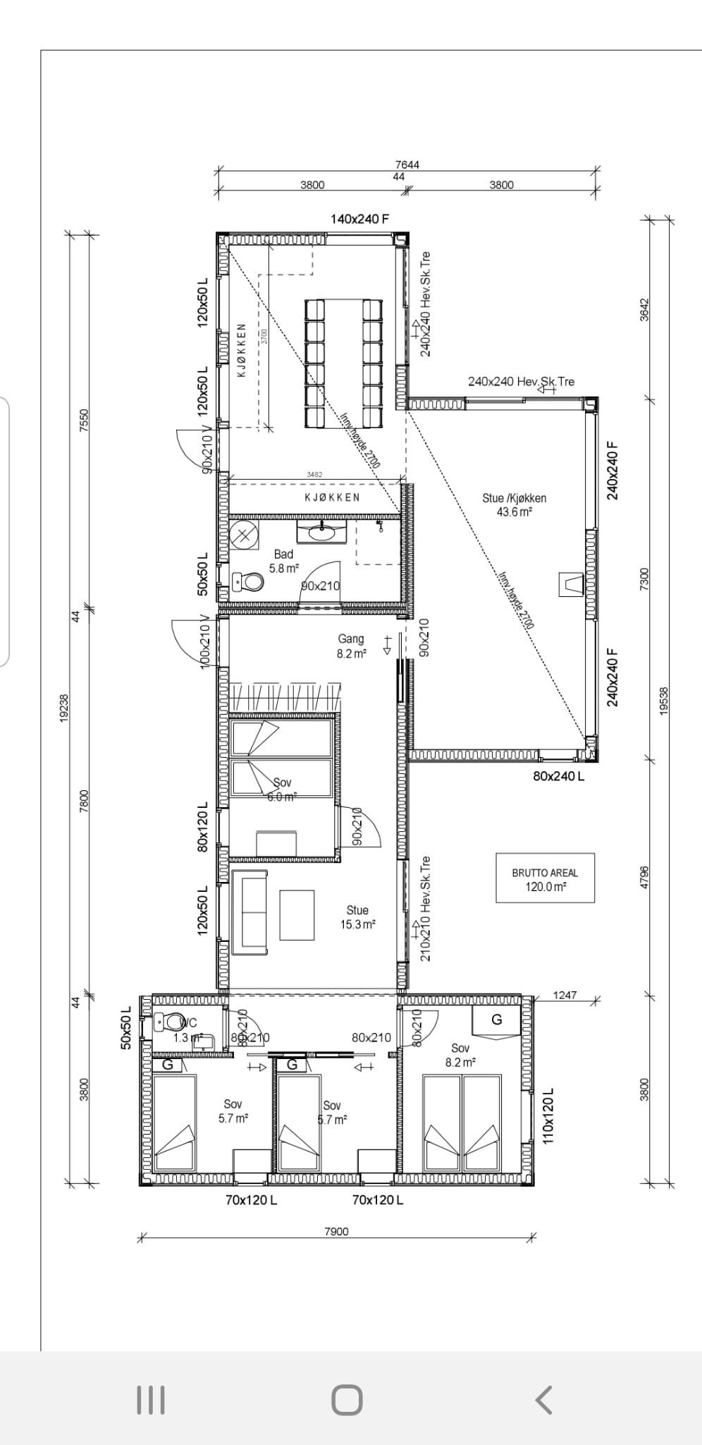 plantegning Galleribilde