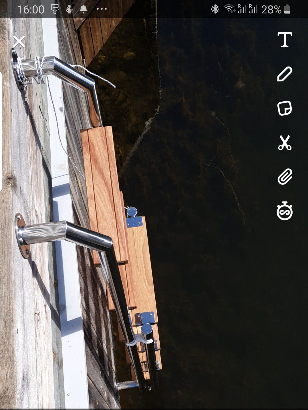 bad rett fra terrassen Galleribilde