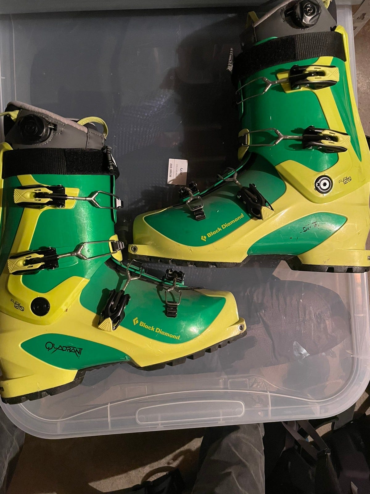 Black Diamond Quadrant topptur støvler strl 30 tech binding compl. FINN