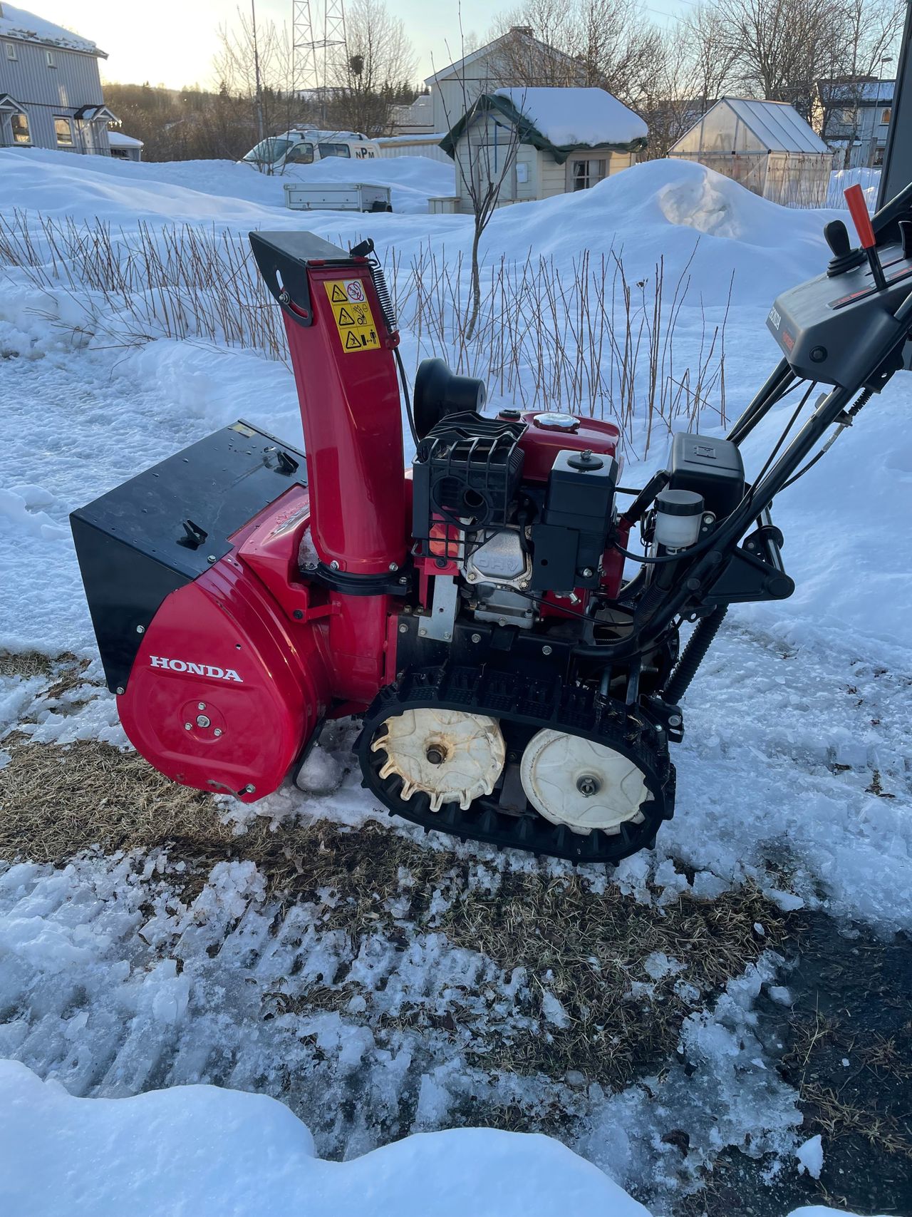 Honda Hss 760 Et Snøfreser Med Belter Og Elektrisk Start Finn Torget