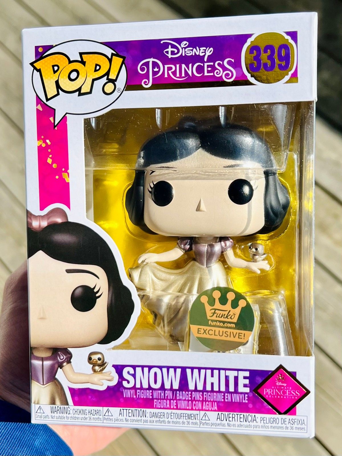 Funko Pop Disney Princess 1077 Pocahontas Gold + Pin