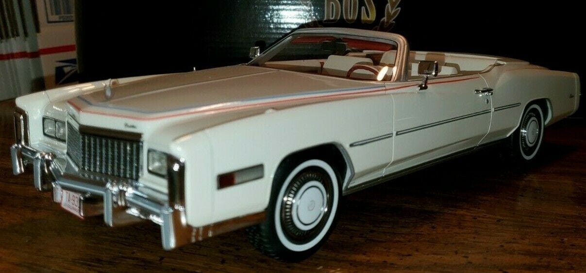 1976 Cadillac Eldorado convertible 1/18 BOS | FINN-torget