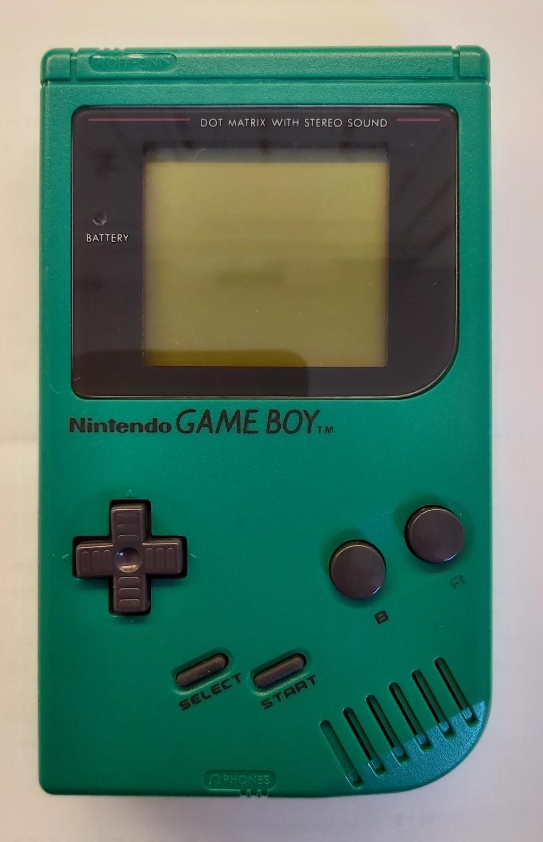 Grønn Nintendo Game Boy "Play it Loud" DMG01 FINN
