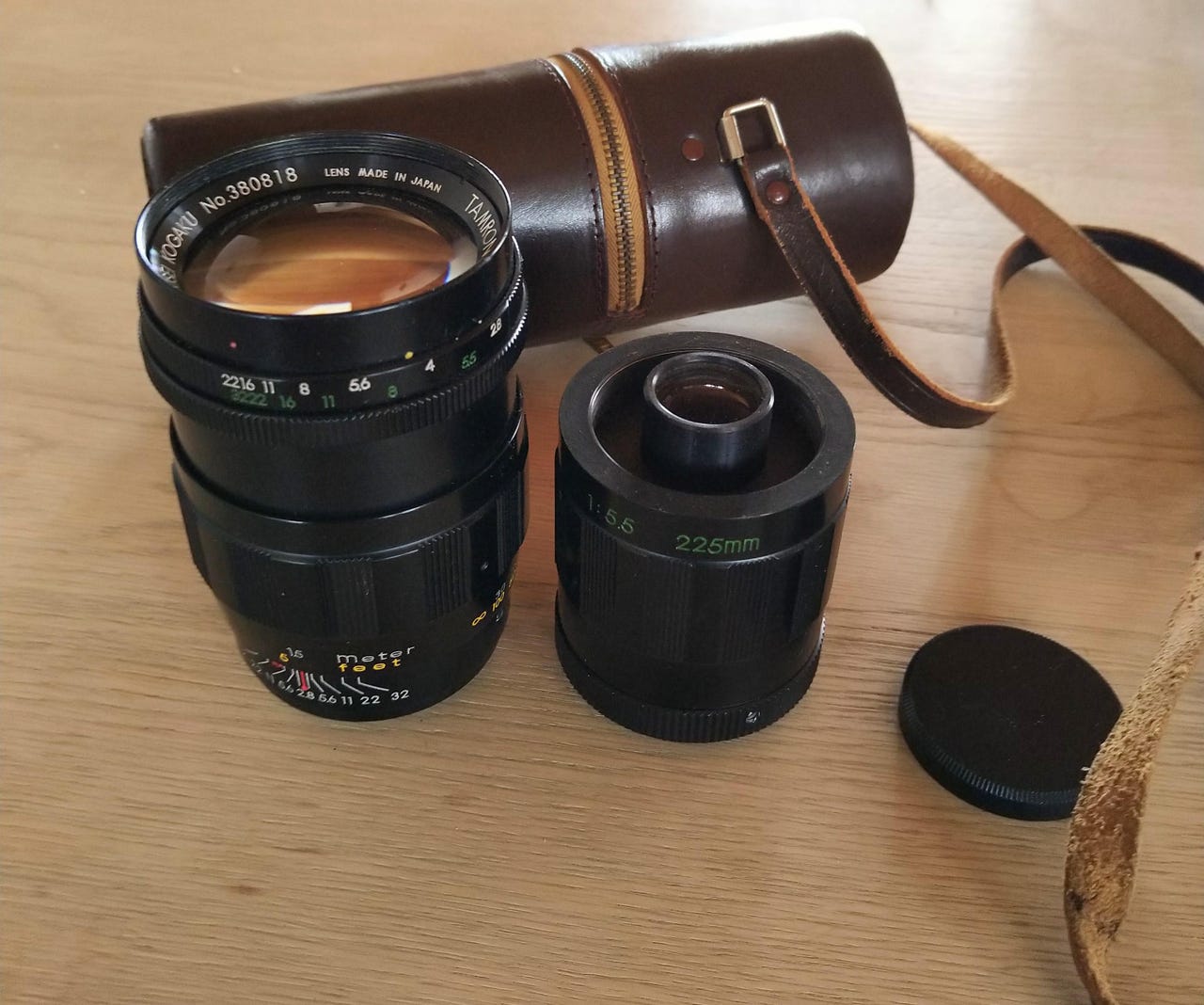 Objectif Vintage Tamron Twin-Tele 135 Mm F/4.5 - Monture M42 - Rare étui Inclus