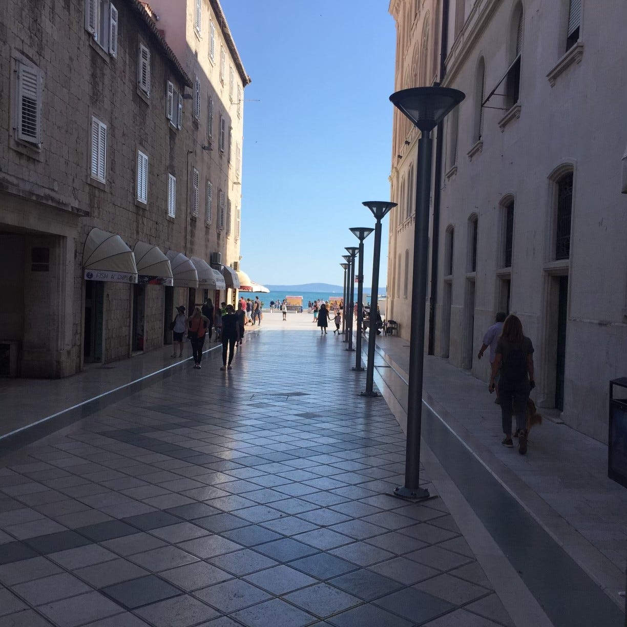 Split sentrum Galleribilde