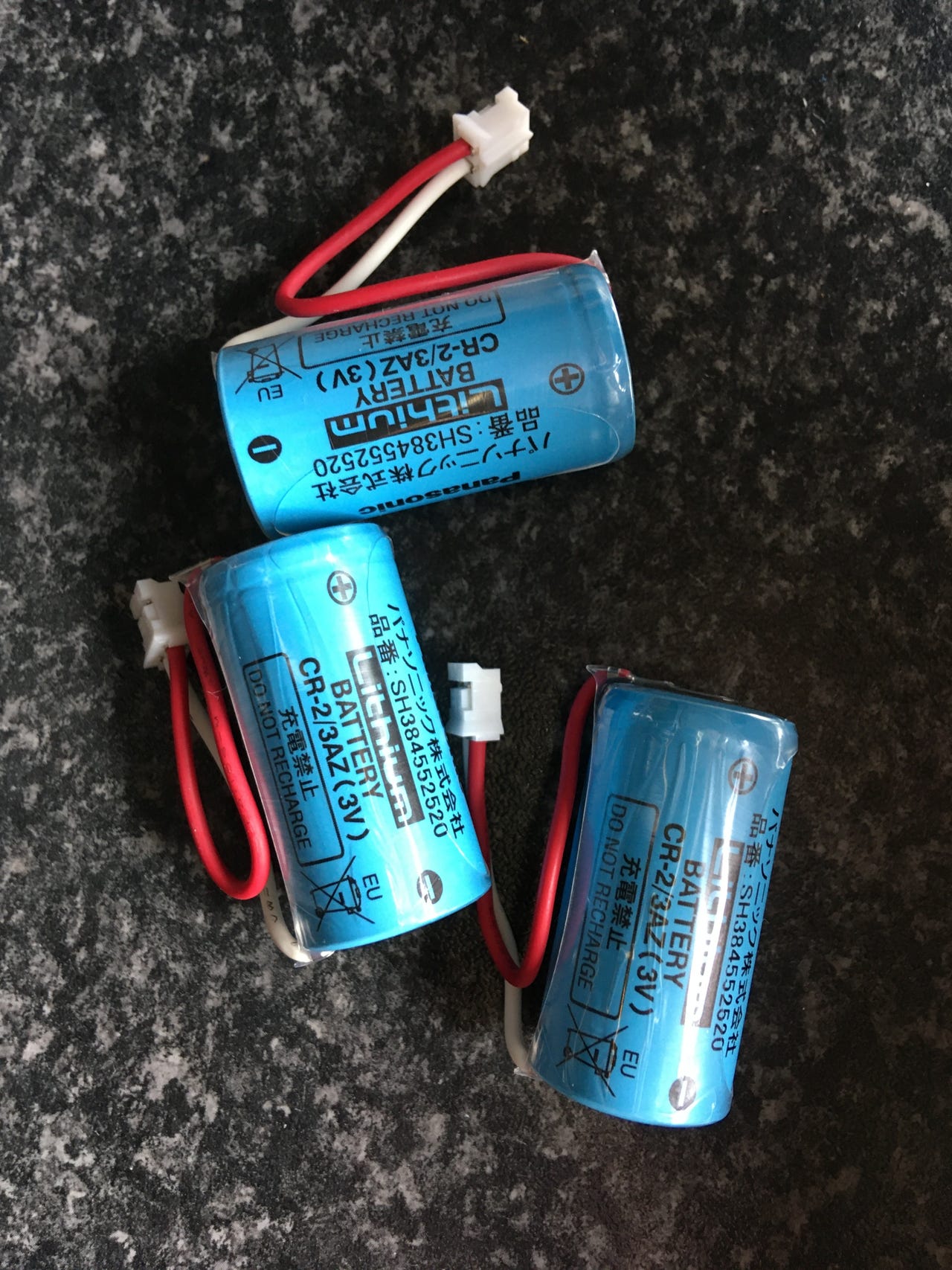 vhbw Accu vervangt Verisure CR-2/3AZ voor alarminstallatie (1350mAh, 3V, Li- MnO2