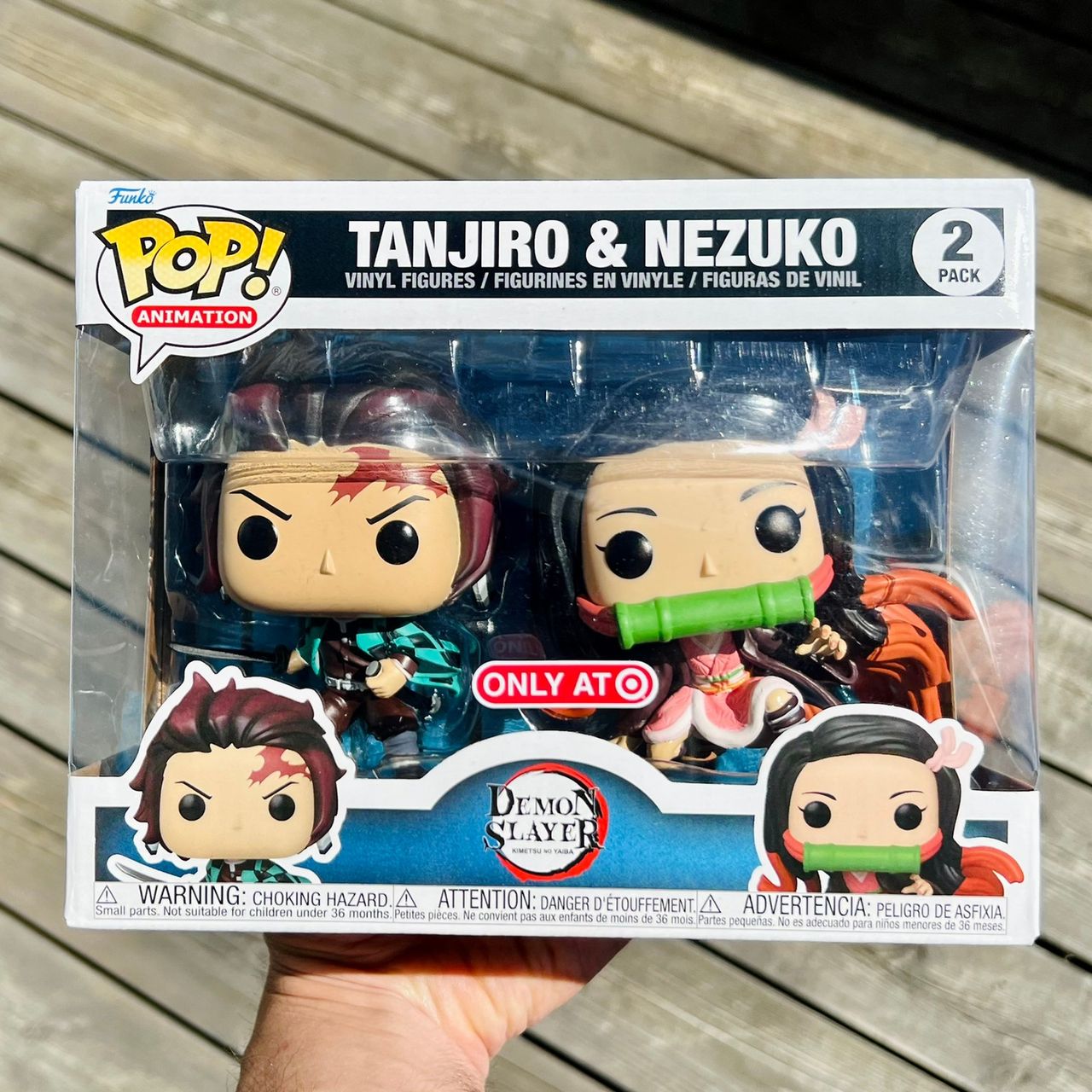 Funko Pop! Tanjiro & Nezuko (2-Pack), Demon Slayer: Kimetsu no Yaiba