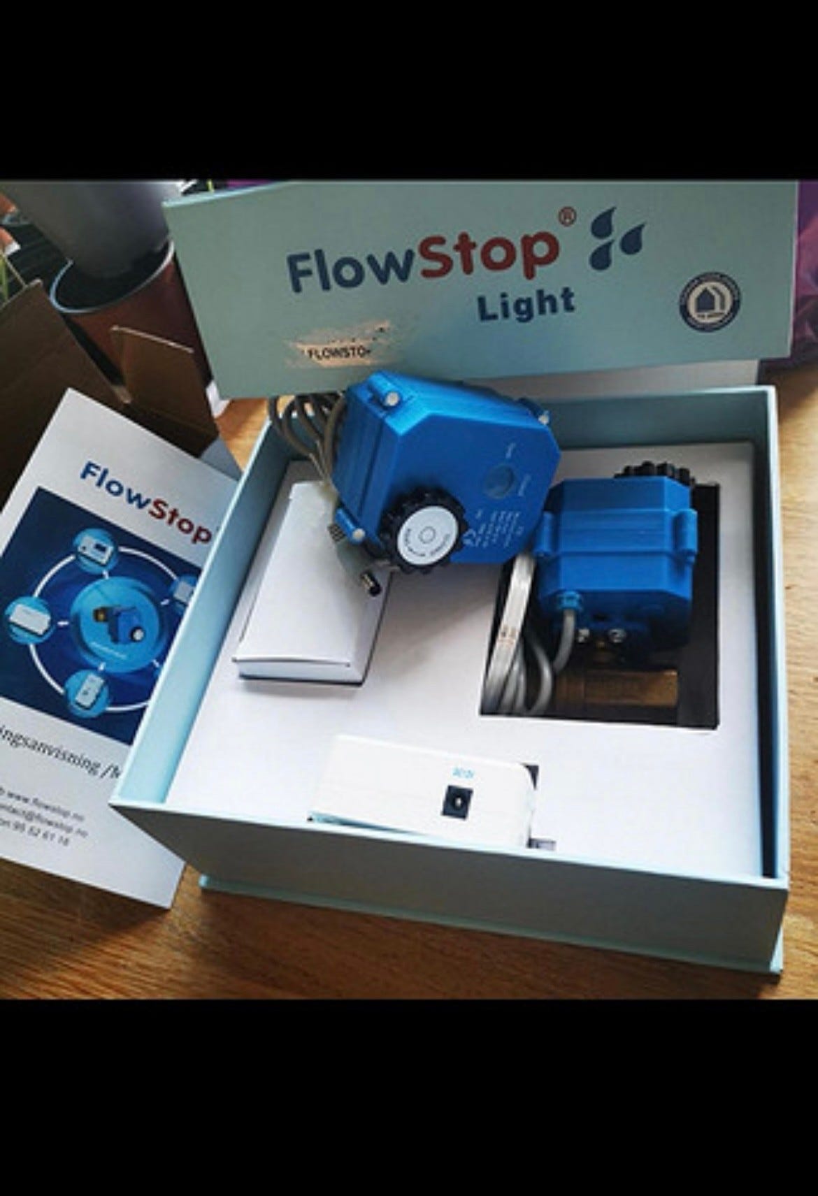 Vannstopper Flowstop Light Kablet NY Med Ekstra Ventil FINN Torget