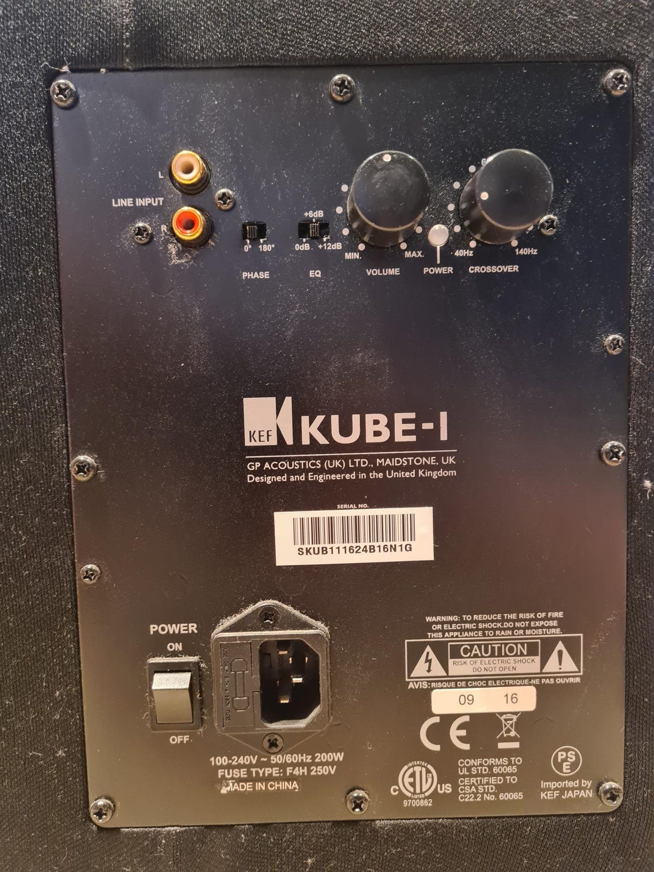 Ny pris! KEF Kube1 subwoofer selges FINN