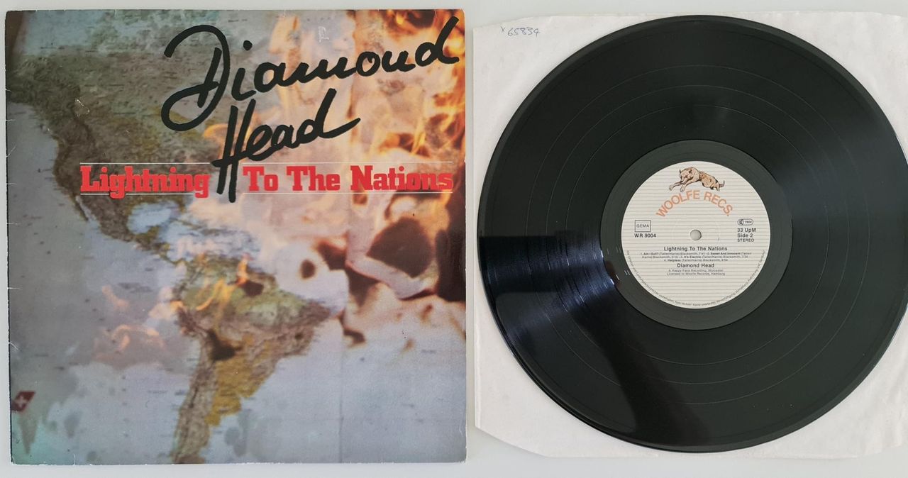Diamond Head - Lightning To The Nations Org. Press Lp Vinyl Selges | FINN  torget