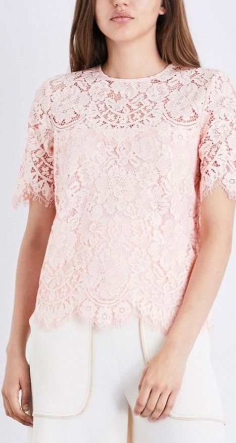 Ganni duval lace dress best sale