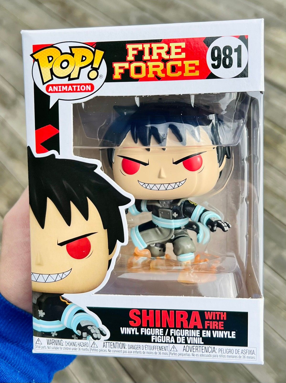 Funko Pop Fire Force - Shinra With Fire 981