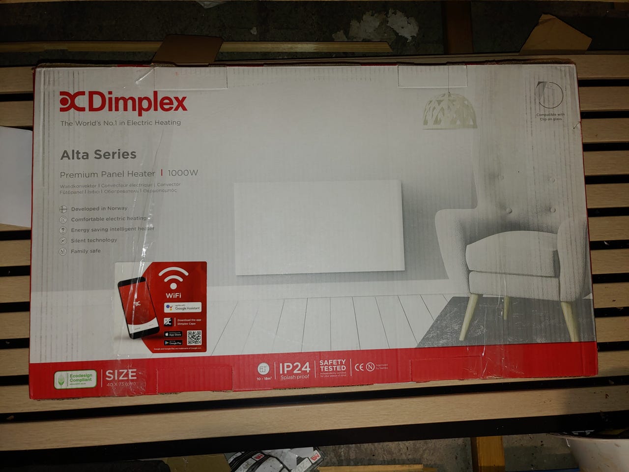 Panelown 1000W WiFi Dimplex Alta. | FINN torget