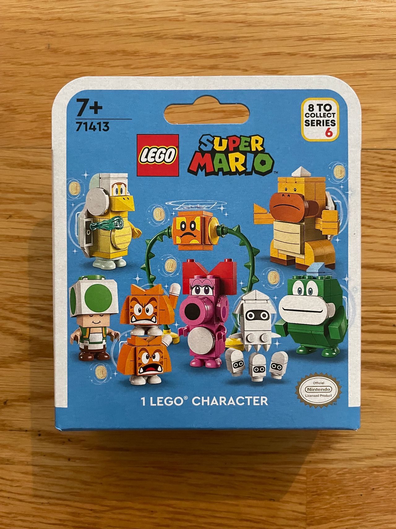 Super mario series 6 on sale complete set 71413