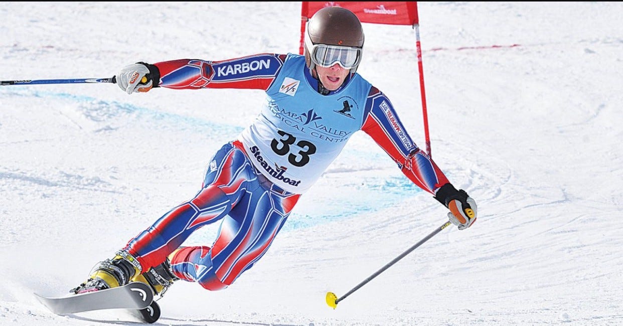 Telemark racing ski slalåm storslalåm FINN