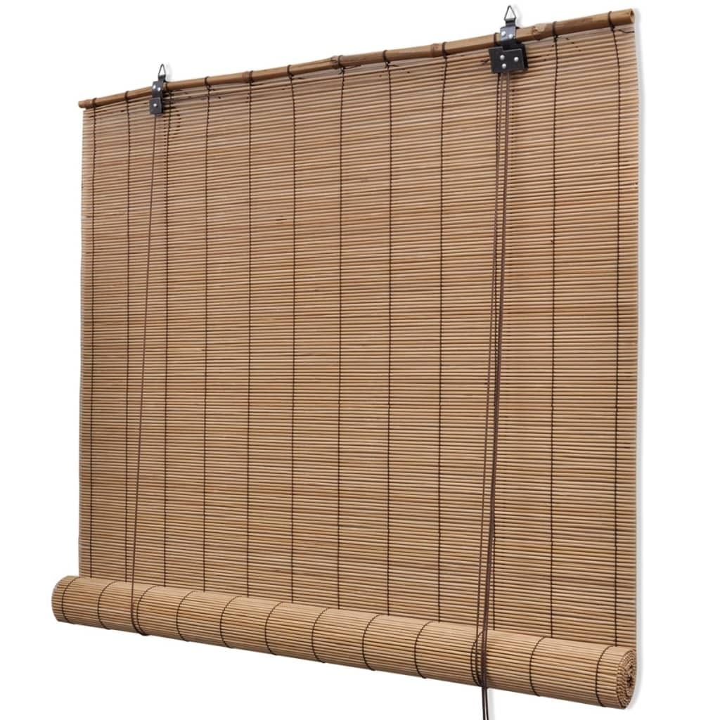 Brun bambus rullegardin 100 x 160 cm( 241327) | FINN-torget