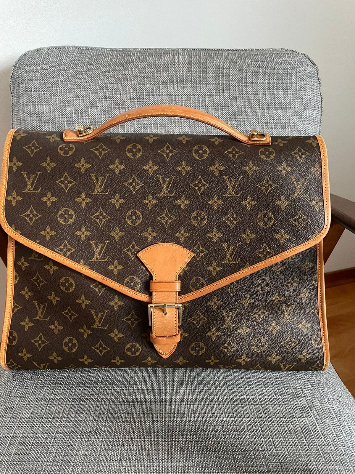 Louis Vuitton Monogram Canvas Vintage Beverly Briefcase GM Bag at