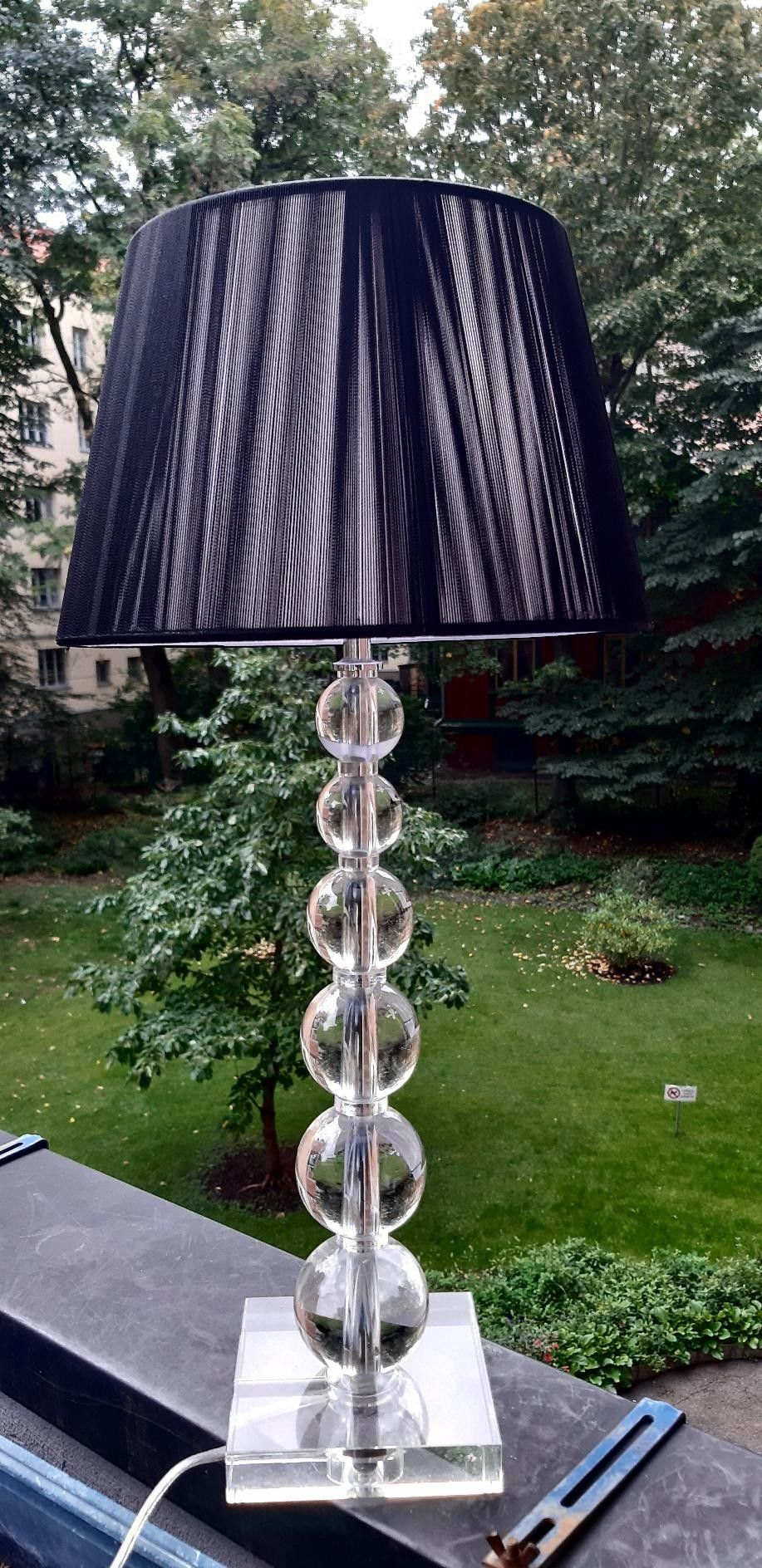 NYMÖ Lampeskjerm, svart, messingfarget, 59 cm - IKEA