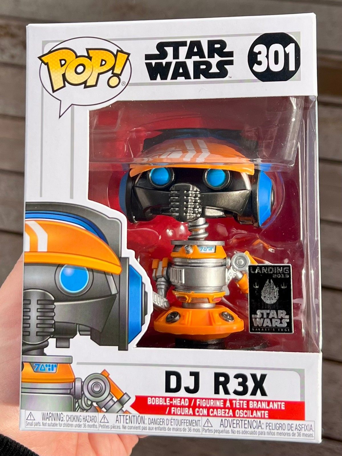 Funko Pop! DJ R3X | Star Wars (301) Excl. to Disneyland / Landing