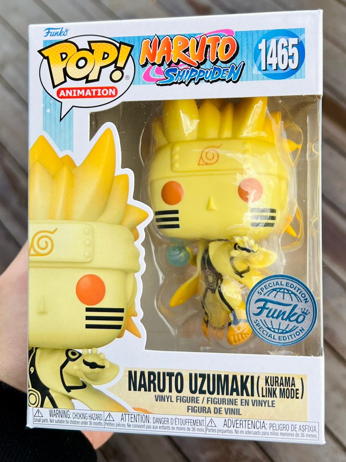 Naruto: Shippuden Naruto Uzumaki Kurama Link Mode Funko Pop! Vinyl