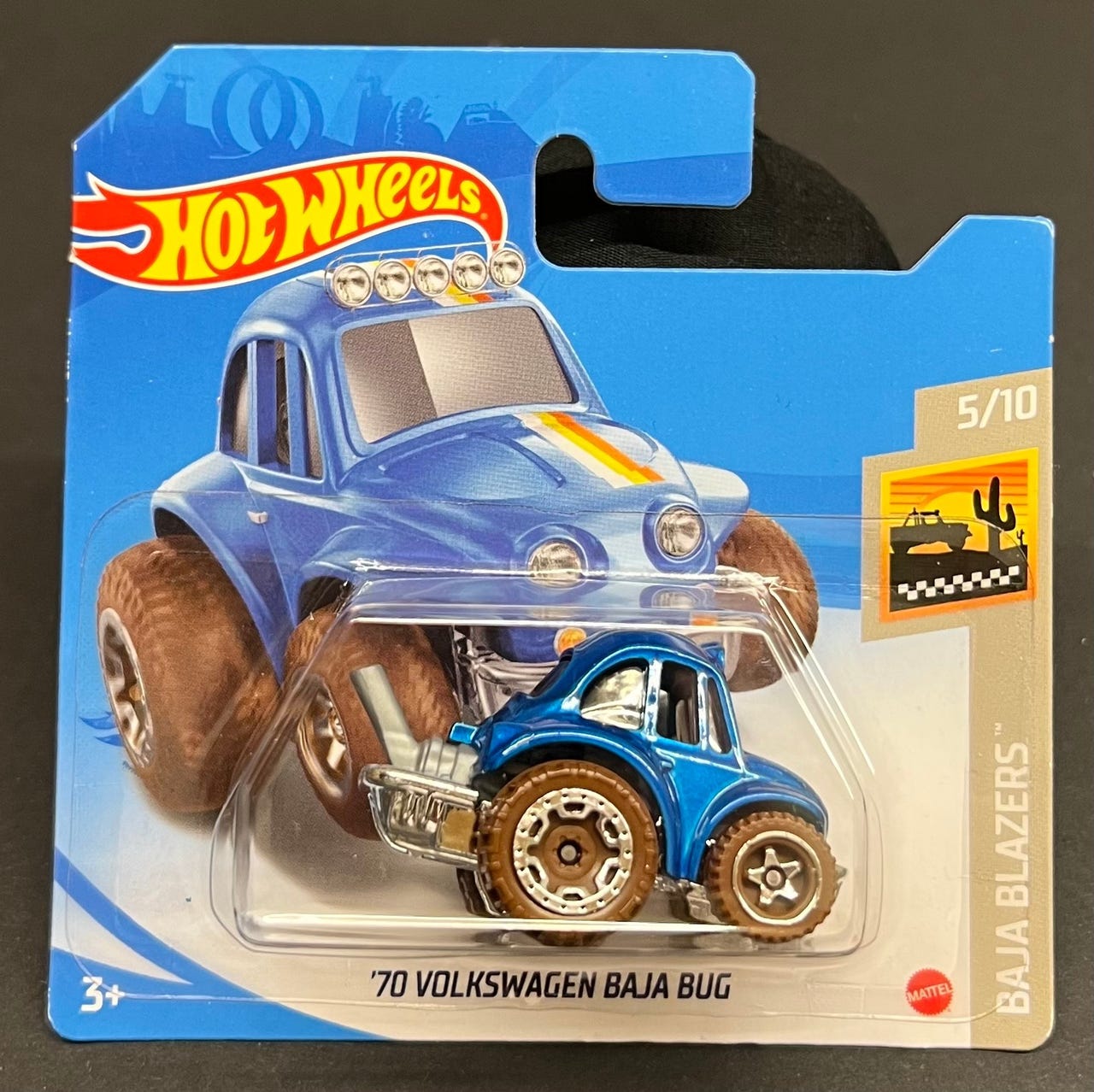 Hot Wheels Volkswagen Baja Bug N°5/10 – Série Baja Blazers 2021 – 1:64 – Neuf Dans Son Grand Carton
