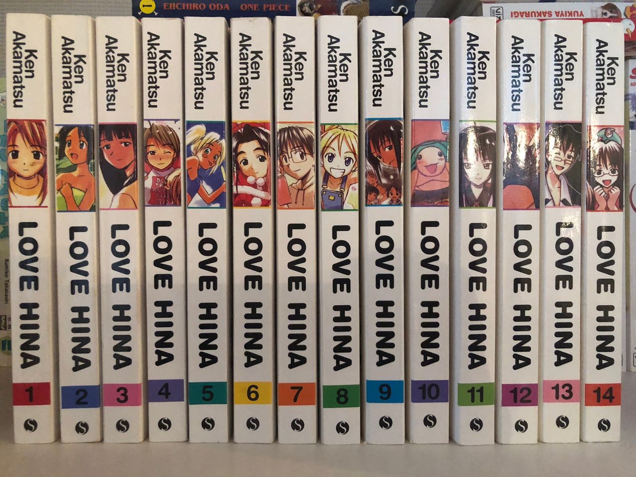 Complete set Manga Series: LOVE HINA, volumes 1-14: Akamatsu, Ken:  : Books