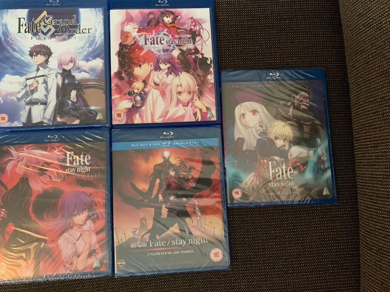 Blu-ray and DVD  Fate/stay night [Unlimited Blade Works] USA