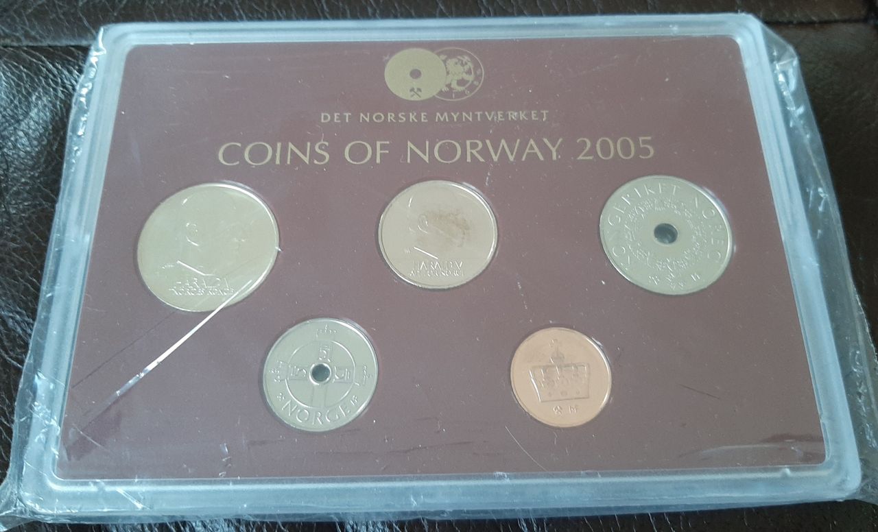 Coins Of Norway Myntsett 2005 Den Kongelige Mynt Finn Torget